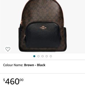 Court Backpack In Signature Canvas